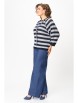 Кофта, джемпер артикул: 782/1 синий, полоска от Мишель Шик - вид 6