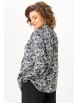 Блузка артикул: 796 черно-белый, розы от Мишель Шик - вид 5