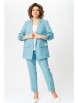 Брючный костюм артикул: 987/2 голубой от BonnaImage - вид 12