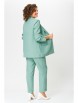 Брючный костюм артикул: 987/4 зеленый от BonnaImage - вид 14
