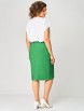 Юбочный костюм артикул: 1269 темно-зеленый от МишельСтиль - вид 6