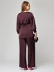 Брючный костюм артикул: 1160-1 винный от МишельСтиль - вид 2