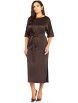 Нарядное платье артикул: 1341 шоколад от МишельСтиль - вид 7