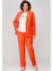 Брючный костюм артикул: 866+596 оранжевый от БелЭльСтиль - вид 1