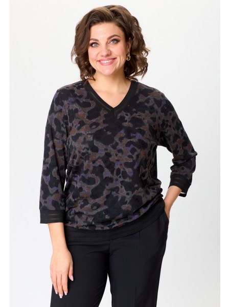 870 черный+сирень