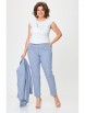 Брюки артикул: 586 голубой джинс от БелЭльСтиль - вид 1