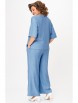 Брючный костюм артикул: 875+605 голубой от БелЭльСтиль - вид 2
