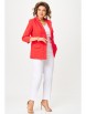Брючный костюм артикул: 412+586 красный+белый от БелЭльСтиль - вид 5
