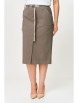 Юбка артикул: 598 светло-коричневый от БелЭльСтиль - вид 1