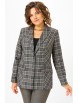 Жакет артикул: 412 клетка коричневая от БелЭльСтиль - вид 3