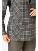 Брючный костюм артикул: 412+609 клетка+коричневый от БелЭльСтиль - вид 4