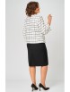 Юбочный костюм артикул: 861+557 бело-черный от БелЭльСтиль - вид 2
