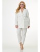 Брючный костюм артикул: 785/586 молочный от БелЭльСтиль - вид 1