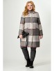 Пальто артикул: 786 бежевая клетка от БелЭльСтиль - вид 5