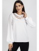 Блузка артикул: 821 белый от VIZAVI - вид 6