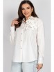Блузка артикул: 820 молочный от VIZAVI - вид 4