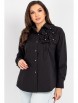 Блузка артикул: 820 черный от VIZAVI - вид 1