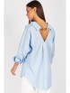 Блузка артикул: 727 голубой от VIZAVI - вид 2