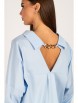 Блузка артикул: 727 голубой от VIZAVI - вид 5
