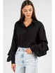 Блузка артикул: 736 черный от VIZAVI - вид 9