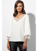 Блузка артикул: 675 молочный от VIZAVI - вид 4