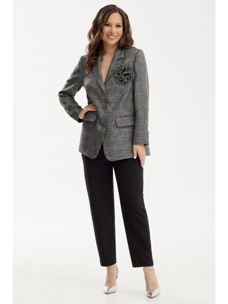 2463 серый+черный