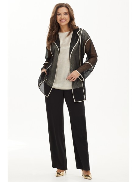 2460 черный+жемчужный