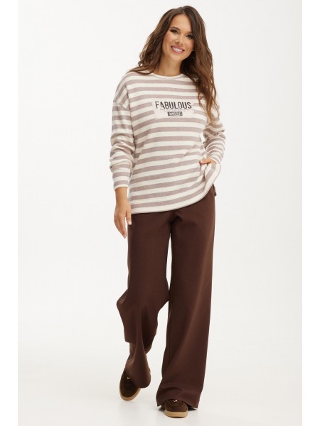 2485 бежевый+коричневый