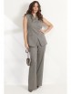 Брючный костюм артикул: 2523 серый от Магия Моды - вид 6