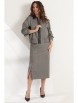Юбочный костюм артикул: 2539 серый от Магия Моды - вид 5