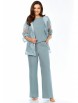 Брючный костюм артикул: 2578 шалфей от Магия Моды - вид 1