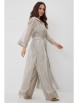 Брючный костюм артикул: 2654 бежево-серый от Магия Моды - вид 7