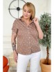 Блузка артикул: 2219 коричневый от Rumoda - вид 3