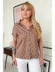 Блузка артикул: 2219 коричневый от Rumoda - вид 5