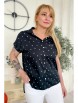 Блузка артикул: 2219 темно-синий от Rumoda - вид 6