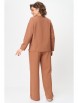 Брючный костюм артикул: 2144 коричневый дл.р. от Rumoda - вид 2