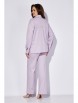 Брючный костюм артикул: 1272 лиловый от ТАиЕР - вид 2