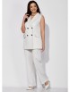 Брючный костюм артикул: 1347 белый от ТАиЕР - вид 5
