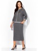 Юбочный костюм артикул: 1391 серый от ТАиЕР - вид 7