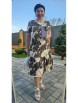 Платье артикул: 25083 шоколад+молочный от Vittoria Queen - вид 4