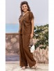 Брючный костюм артикул: 25243 шоколад+голубой от Vittoria Queen - вид 6