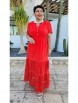 Нарядное платье артикул: 24063 красный от Vittoria Queen - вид 6