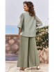 Брючный костюм артикул: 24743 хаки от Vittoria Queen - вид 2