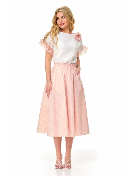 M-7512 белый теплый/нежный розовый