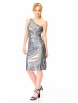Нарядное платье артикул: M-7628 «галограмма» графит от T&N - вид 7