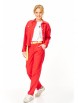 Брючный костюм артикул: М-7642 белый, красный коралловый от T&N - вид 8