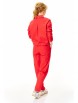 Брючный костюм артикул: М-7642А красный коралловый от T&N - вид 2