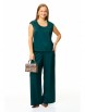 Брючный костюм артикул: М-7682 золото-зелень от T&N - вид 7