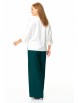 Брючный костюм артикул: М-7686 молоко-зелень от T&N - вид 2