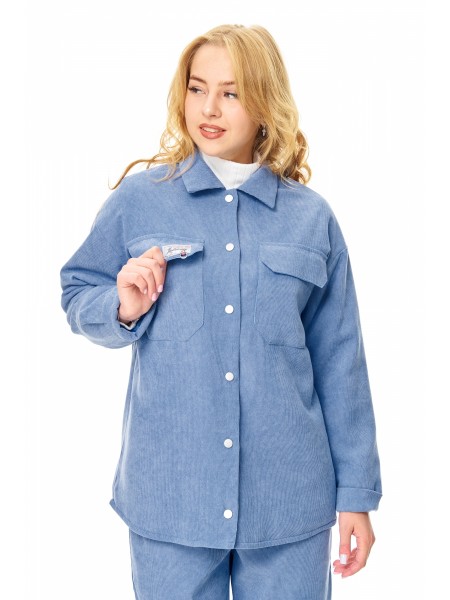 М-7689 бархатистый голубой